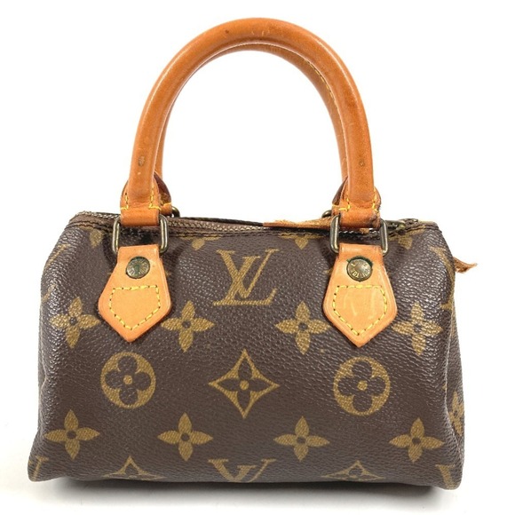LOUIS VUITTON M41534 Monogram Mini Speedy Boston Bag, Pouch, Handbag, Canvas,... - Picture 2 of 15